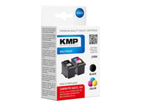 Kmp Multipack C95v - 2-Pack - Svart, Färg (Cyan, Magenta, Gul) - Kompatibel - Bläckpatron (Alternativ För: Canon 5225B005, Canon 5227B005, Canon Cl-541, Canon Pg-540) - För Canon Pixma Mg3150, Mg3510, Mg3550, Mg3650, Mg4250, Mx475, Mx525, Mx535, Ts5