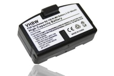 vhbw Ni-MH batterie 60mAh (2.4V) pour casque, écouteurs Sennheiser Set 810, Set 810 S, Set 820, 820 S, HDI 302 et BA-150, BA150, BA-151, BA151.