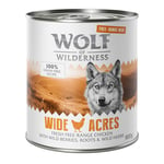 Wolf of Wilderness "Frilandskød" 6 x 800 g - Wide Acres - Frilandskylling