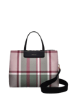 Radley Manor Gardens Check Medium Zip-Top Grab Bag, Racing Green/Multi