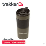 TrakkerArmolife Thermal Coffee Press Mug - Carp Barbel Pike Coarse Sea Fishing