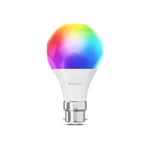 Nanoleaf Matter Essentials B22 LED Bulb, RGBW Dimmable Smart Bulb - Matter over Thread, Bluetooth Colour Changing Light Bulb, Works with Google Apple, Room Decor & Gaming