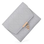 UTO Portefeuille Petit Porte Monnaie Femme Sac À Bandoulière en PU Cuir Mini Pochette Porte Carte Cadeau de Noël Saint-Valentin