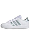 adidas Femme Grand TD Lifestyle Court Casual Shoes Chaussures, FTWR White/Magic Grey met/Grey Two, 36 2/3 EU