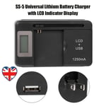 SS-5 Universal Phone Battery Charger Travel Charger with LCD Indicator Display