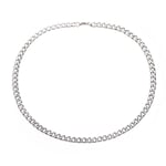 Mode Halsband Herr Nyckelben Kedja Herr Kedja Tillbehör Titanstål Kubansk Länk Kedja 3.5mm Width 50cm