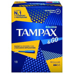 Tampax Tampons Intérieur & Aiguille Regular 18 Pièces