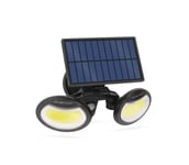 LED Aurinkokenno valonheitin anturilla 2xLED/4W/5V IP65