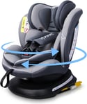 360 Swivel Baby Car Seat with ISOFIX, Group 0+1/2/3 (0-36 Kg), Approx 0-12 Years