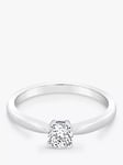 Milton & Humble Jewellery Pre-Loved 18ct White Gold Solitaire Diamond Ring