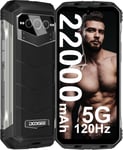 DOOGEE V MAX 5G Rugged Smartphone 12GB+256GB 22000mAh Mobile Phone Unlocked NFC