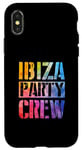 Coque pour iPhone X/XS Ibiza Party Crew | Devis de voyage
