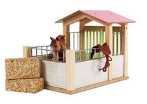 KIDS GLOBE - Box pour cheval compatible SCHLEICH - 1/24 - KID610206