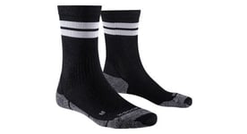 Chaussettes x socks core natural graphics crew noir gris fonce