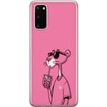 Samsung Galaxy S20 Genomskinligt Skal Pink Panter Drink