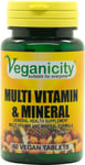 Veganicity Multi Vitamin & Mineral - 60 Tablets