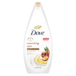 Dove Soin et Huile Surgras Gel Douche, Soin Adapté aux Peaux Sèches, Approuvé Dermatologiquement, 750ml