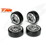 [FR] Team Magic Gomme - 1/10 Drift - montato - Cerchi 5 Spoke Argento - 12mm Hex