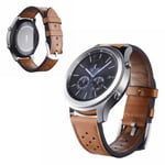 Huawei Watch GT 2 46mm / GT 2e durable leather watch band - Brow Brun