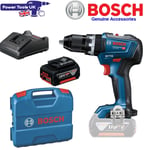 Bosch GSB18V-55 15 Combi Drill  1x 18v 5Ah Battery, GAL18V-20 Charger & L-Case