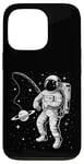 Coque pour iPhone 13 Pro Funny Planet Astronaute Galaxie Espace Astronaute Pêche