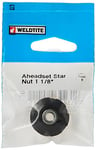 Weldtite Bouchon de Potence Type étoile aheadset 1-1/8", Argent