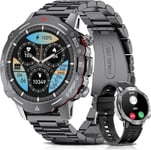 Montre Connectée Homme,123+Mode Mouvement Montre Connectée Homme Sport,1.4¿Hd Smartwat Avec Podomètre/Cardiofrequencemetre/Sommeil,Etanche Ip67 Smart Watch Pour Android Ios