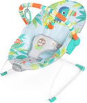 Bright Starts Baby Bouncer Soothing Vibrations Infant Seat - Removable Toy Bar,
