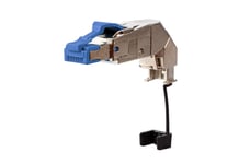 Metz Connect 40G Rj45 Field Plug Pro 360, Rj45, Blå, Hankoppling, Vinklad, Plast, Zink, Cat8.1