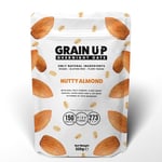 Grain UP - Vegan, Nutty Almond Overnight Oats, High Protein, Gluten-Free, Packed with 14 g of Plant-Based Protein, this energy-boosting snack offers a delightful nutritious start to their day, 325 g