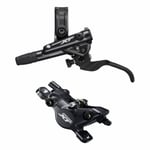 Shimano Deore XT BR-M8100/BL-M bled brake lever/post mount calliper Rear Left