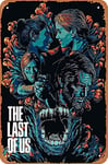 TersShawl The Last of Us Affiche de jeu vidéo vintage en métal 20,3 x 30,5 cm