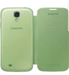 SAMSUNG GALAXY S4 GENUINE FLIP COVER CASE i9500 i9505 MINT GREEN GENUINE