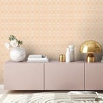 A.S. Création Retro 70's Oval Wallpaper Beige/Cream/White Retro Chic 395345 8.50m x 0.53m Paste The Wall