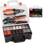 PEBA JST Crimping Tool kit, JST Crimper with 20 Styles JST-XH/JST-SM/JST-SYP 2.5mm Connector Kit, Micro Connector Pin Crimp Tool 0.05-0.5mm² for JST ST(XH/SM/PH/SYP),Dupont, Molex,KF2510 Connectors