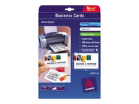 Avery Quick&Clean - Cartes de visite recto/verso - blanc - 54 x 85 mm - 270 g/m² - 250 carte(s) ( 25 feuille(s) x 10 )