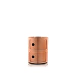 Kartell - Componibili Metallic 2 - Copper - Koppar - Hurtsar - Plast