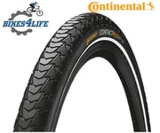 1 Continental Contact Plus 700 x 28c Wired Bike Tyre Reflective