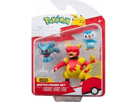 Jas Pokemon Figur 3Pak Pip +Mis +Mag