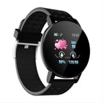 XSHIYQ Smart Bracelet Heart Rate Smart Watch Man Wristband Sports Watches Band Waterproof Android With Alarm Clock 44.6 * 11.6mm 119Black