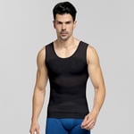 T-Shirt Modelant Le Corps Pour Hommes, Perte De Poids, Amincissant, Façonne La Poitrine Et Le Ventre, Vêtement Correcteur De Posture