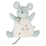 KALOO - Petites Chansons - Doudou Marionnette Souris Verte - Doudou Bébé - Peluche Marionnette à Main 24 cm - Jeu d'Éveil - Dès La Naissance, K210003