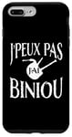 Coque pour iPhone 7 Plus/8 Plus Bretagne Je peux pas j'ai Biniou Idée cadeau Humour Breton