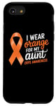 Coque pour iPhone SE (2020) / 7 / 8 Chemise « I Wear Orange for My Aunt » | Sensibilisation au CRPS