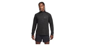 Haut thermique 1 2 zip nike pinnacle running division noir homme