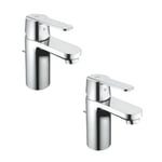 GROHE Mitigeur lavabo Get Chromé avec tirette x2