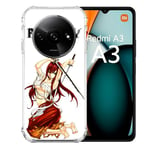 Cokitec Coque Renforcée pour Xiaomi Redmi A3 Manga Fairy Tail Erza