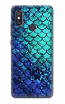 Green Mermaid Fish Scale Case Cover For Xiaomi Mi 8