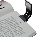 Lampe de lecture LED à pince Solide Interrupteur 4 niveaux de luminosité livre lumière Multifonction : marque-page, lampe de lecture pour livre,