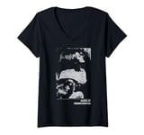 Universal Monsters The Bride Of Frankenstein Distressed T-Shirt avec Col en V